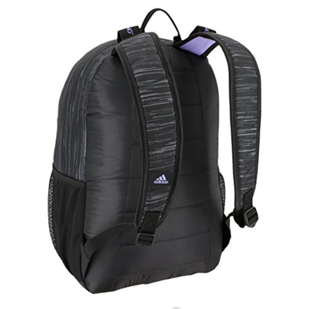 NWT Adidas Unisex Mission Plus Backpack Looper Black/Light Flash Purple